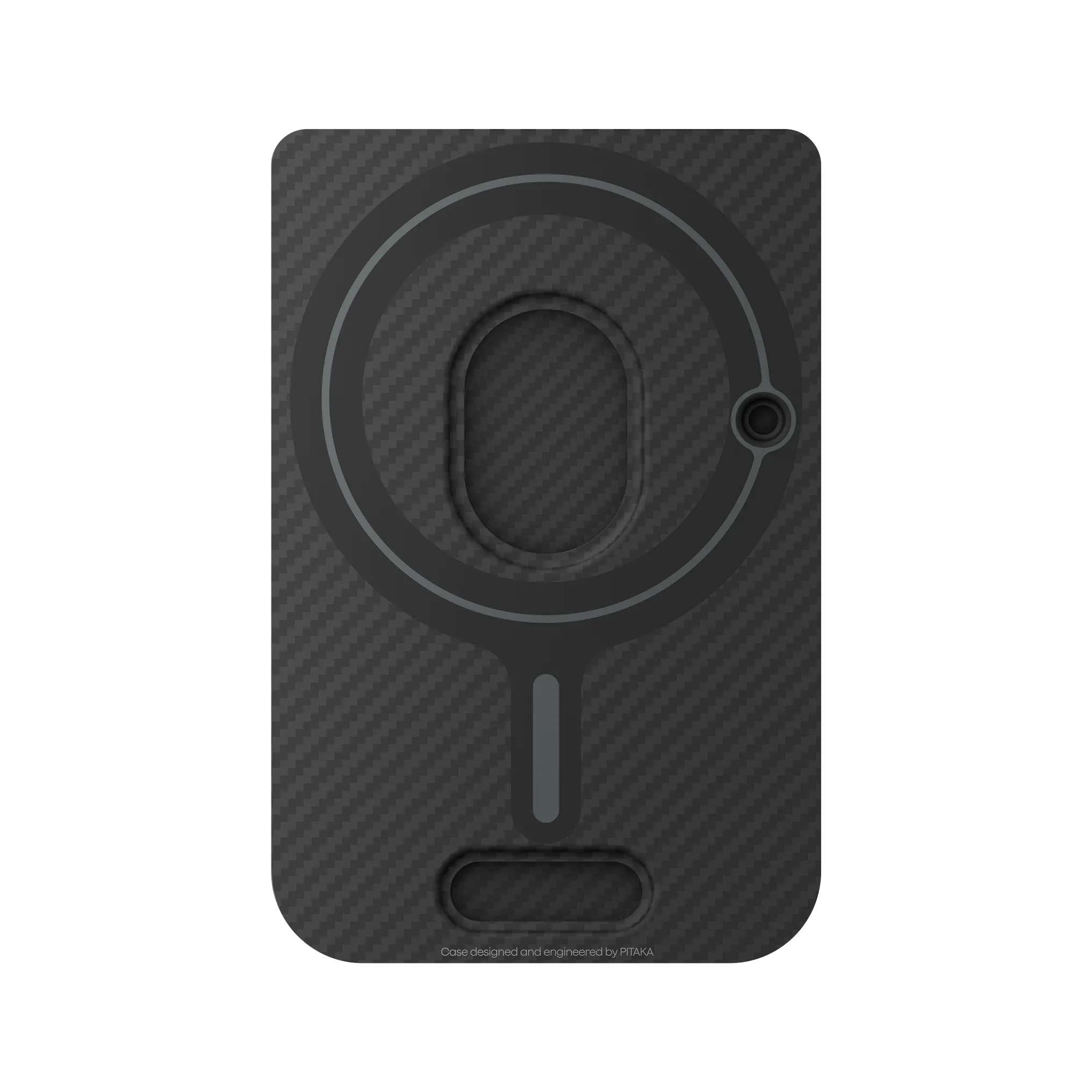HARIOX AI Voice Recorder Magnetic Case side profile showing slim design